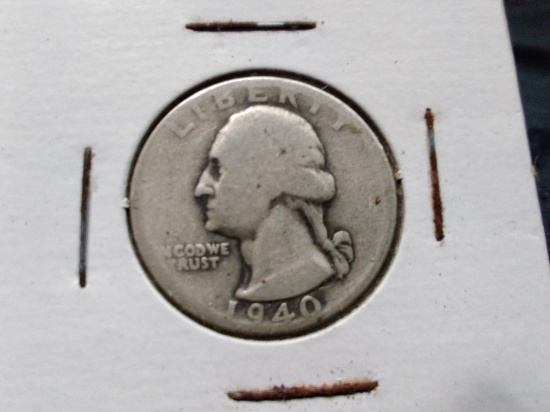 Coin-1940 Washington Quarter