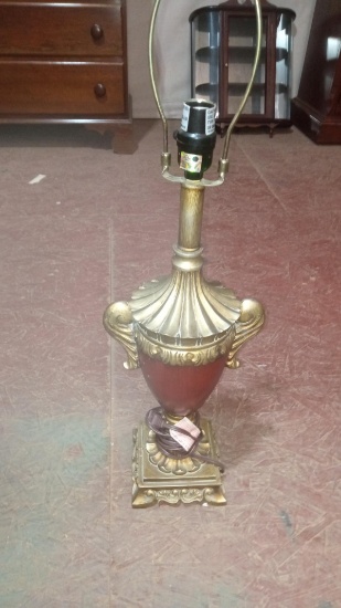 Decorative Gold Tone Lamp