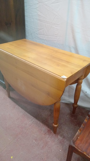 Vintage Maple Drop Side Table