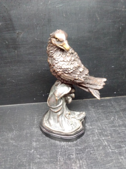 Bronze Figure-Eagle on Hand