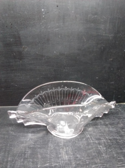 Vintage Laurel Leaf Oval Serving Bowl