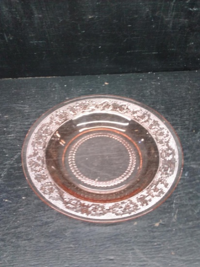 Pink Depression Plate