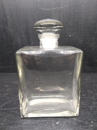 Glass Decanter with Ground Stopper