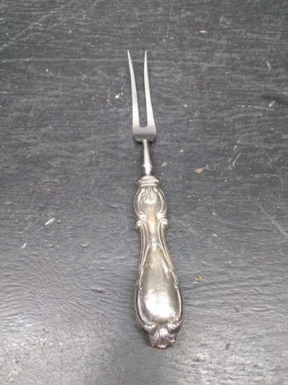 Sterling Silver Handle Meat Fork