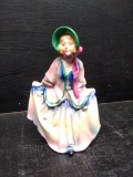 Vintage Made in Japan Figure -Girl Curtsying