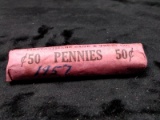 Roll Coin-1957 Pennies