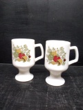 Pair Vintage Corning Ware Spice of Life Mugs