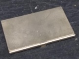 Vintage Gold Tone Business Card Holder