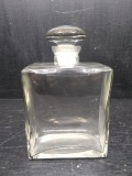 Glass Decanter with Ground Stopper