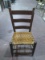 Ladderback Woven Bottom Side chair