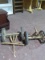 Pair Goat Cart Wheels -as found
