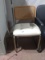 MCM Vinyl Chrome Base & Woven Back Side Chair