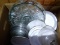 BL-Glass Trays, White Plates, Cheese Dish