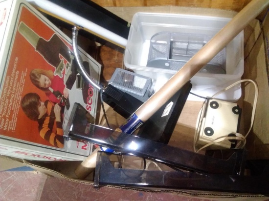 BL-Office Items-Trays, Pencil Sharpener, Light, Microscope