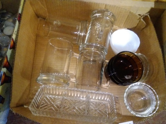 BL-Glass Berry Bowls, Mugs, Serving Tray