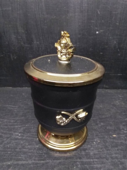 Metal Tobacco Jar