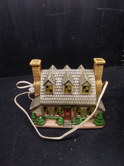 Ceramic Lighted House