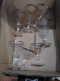 BL-Platinum Rim Glass Stems