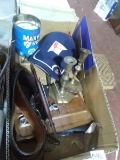 BL-Golf Balls, Hats, Desk Caddy, Brass Candlesticks, Suspenders
