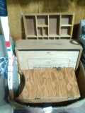 BL-Wooden Shadow Box, Storage Box, Tennis Racket