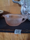Pink Depression Creamer