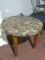 Faux Marble Top Bistro Table