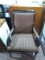 Contemporary Empire Style Upholstered Armchair