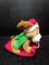 Novelty Hallmark Plush B/A Dog on Sled