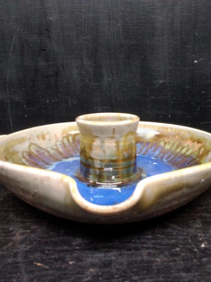 NC Pottery-Chip and Dip Bowl