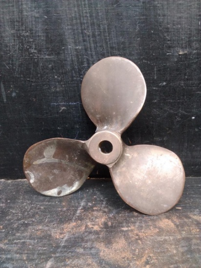 Vintage Brass Boat Propeller