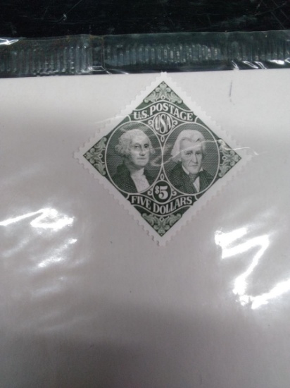 Collector Block Stamps-George Washington and Andrew Jackson $5 1994