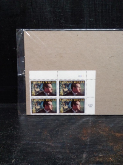 Collector Block Stamps-.33 Thomas Wolfe