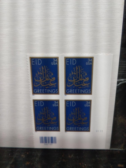 Collector Block Stamps-.34 Seasons Greetings
