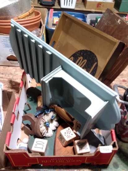 BL-Wooden Items-Calendar, Tray, Flatware Box