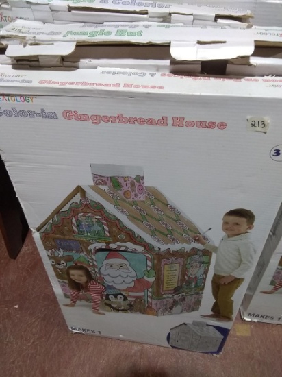 Creatology Color-In Gingerbread House