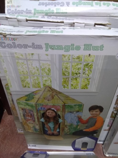 Creatology Color-In-Jungle Hut