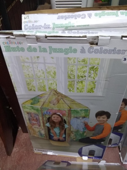 Creatology Color-In-Jungle Hut