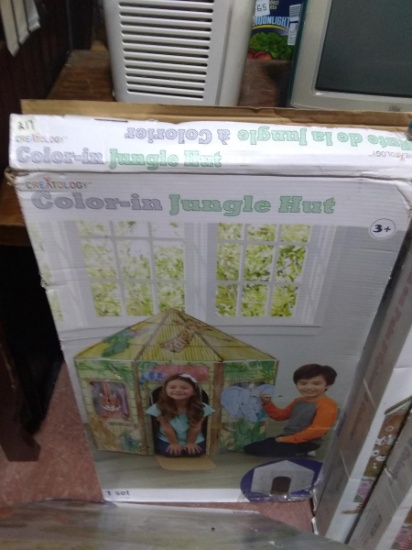 Creatology Color-In-Jungle Hut