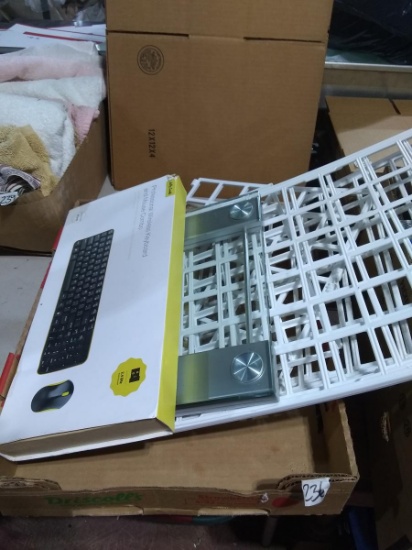 BL-Wireless Keyboard, Scale, Storage Racks