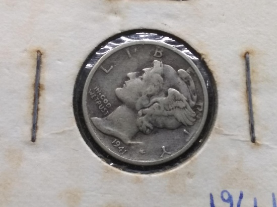 Coin-1941 Mercury Head Dime