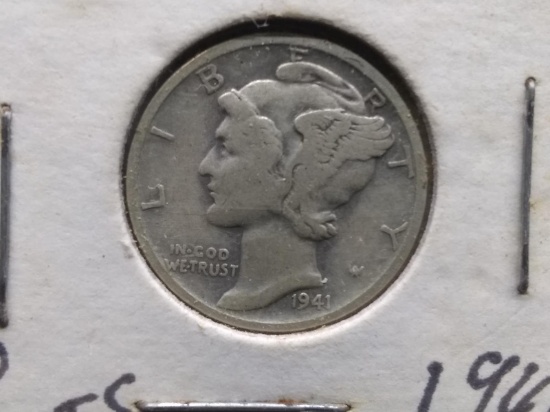 Coin-1941 Mercury Head Dime