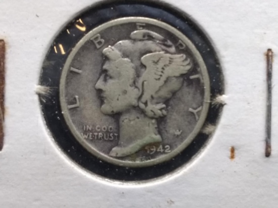 Coin-1942 Mercury Head Dime