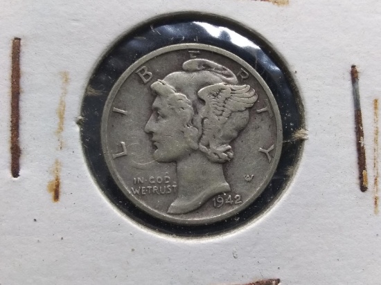 Coin-1942 Mercury Head Dime