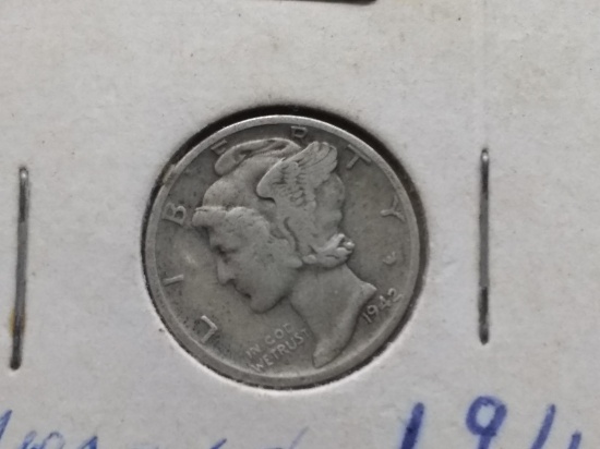 Coin-1942 Mercury Head Dime