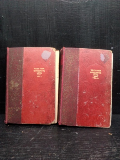Vintage Book-2 Vol Lamb's Tales From Shakespeare