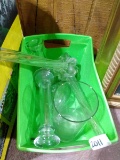 BL-Glass Vases and Tote