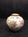 Thomas Ivory Germany Hand painted Floral Vase