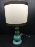 Decorative Aqua Table Lamp