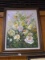 Framed Oil on Canvas-Flowers