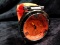 Designer Large Face Watch-Mad Orange Face and Band